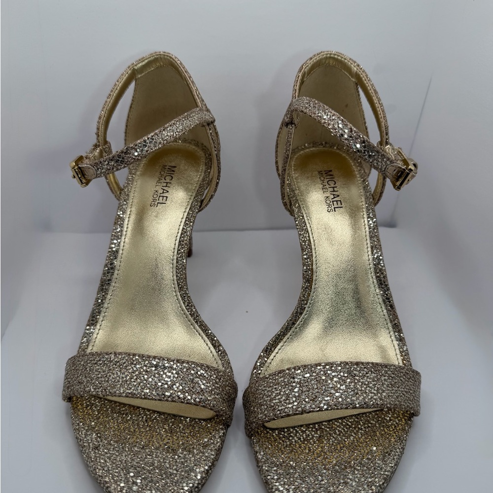 Michael Kors Glittering Gold Heels